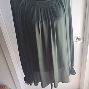 Banana Republic Dark Green Blouse
